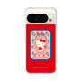 スリムプロテクションケース［ ハローキティ - KT - 昭和レトロ - 四角 - 赤 ］