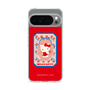 スリムプロテクションケース［ ハローキティ - KT - 昭和レトロ - 四角 - 赤 ］