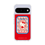 スリムプロテクションケース［ ハローキティ - KT - 昭和レトロ - 四角 - 赤 ］