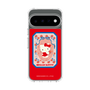 スリムプロテクションケース［ ハローキティ - KT - 昭和レトロ - 四角 - 赤 ］