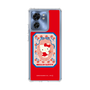 スリムプロテクションケース［ ハローキティ - KT - 昭和レトロ - 四角 - 赤 ］