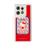 スリムプロテクションケース［ ハローキティ - KT - 昭和レトロ - 四角 - 赤 ］