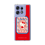スリムプロテクションケース［ ハローキティ - KT - 昭和レトロ - 四角 - 赤 ］