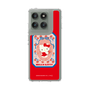 スリムプロテクションケース［ ハローキティ - KT - 昭和レトロ - 四角 - 赤 ］