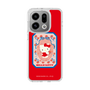 スリムプロテクションケース［ ハローキティ - KT - 昭和レトロ - 四角 - 赤 ］