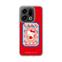 スリムプロテクションケース［ ハローキティ - KT - 昭和レトロ - 四角 - 赤 ］