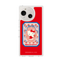 スリムプロテクションケース［ ハローキティ - KT - 昭和レトロ - 四角 - 赤 ］