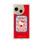 スリムプロテクションケース［ ハローキティ - KT - 昭和レトロ - 四角 - 赤 ］