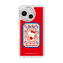 スリムプロテクションケース［ ハローキティ - KT - 昭和レトロ - 四角 - 赤 ］