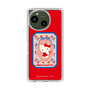 スリムプロテクションケース［ ハローキティ - KT - 昭和レトロ - 四角 - 赤 ］