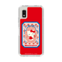 スリムプロテクションケース［ ハローキティ - KT - 昭和レトロ - 四角 - 赤 ］