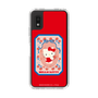スリムプロテクションケース［ ハローキティ - KT - 昭和レトロ - 四角 - 赤 ］