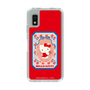 スリムプロテクションケース［ ハローキティ - KT - 昭和レトロ - 四角 - 赤 ］