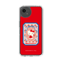 スリムプロテクションケース［ ハローキティ - KT - 昭和レトロ - 四角 - 赤 ］