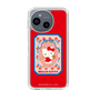 スリムプロテクションケース［ ハローキティ - KT - 昭和レトロ - 四角 - 赤 ］