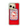 スリムプロテクションケース［ ハローキティ - KT - 昭和レトロ - 四角 - 赤 ］