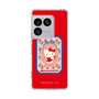 スリムプロテクションケース［ ハローキティ - KT - 昭和レトロ - 四角 - 赤 ］