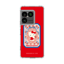スリムプロテクションケース［ ハローキティ - KT - 昭和レトロ - 四角 - 赤 ］