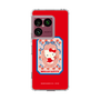 スリムプロテクションケース［ ハローキティ - KT - 昭和レトロ - 四角 - 赤 ］