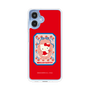 スリムプロテクションケース［ ハローキティ - KT - 昭和レトロ - 四角 - 赤 ］