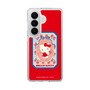 スリムプロテクションケース［ ハローキティ - KT - 昭和レトロ - 四角 - 赤 ］