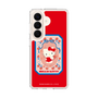 スリムプロテクションケース［ ハローキティ - KT - 昭和レトロ - 四角 - 赤 ］
