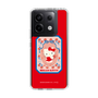 スリムプロテクションケース［ ハローキティ - KT - 昭和レトロ - 四角 - 赤 ］