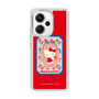 スリムプロテクションケース［ ハローキティ - KT - 昭和レトロ - 四角 - 赤 ］