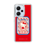 スリムプロテクションケース［ ハローキティ - KT - 昭和レトロ - 四角 - 赤 ］