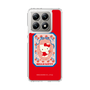 スリムプロテクションケース［ ハローキティ - KT - 昭和レトロ - 四角 - 赤 ］