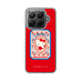 スリムプロテクションケース［ ハローキティ - KT - 昭和レトロ - 四角 - 赤 ］