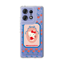 スリムプロテクションケース［ ハローキティ - KT - 昭和レトロ - 四角 - クリア ］
