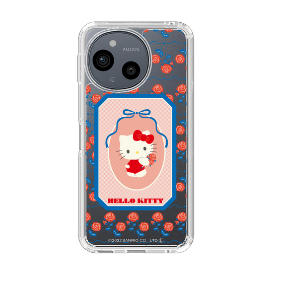 スリムプロテクションケース［ ハローキティ - KT - 昭和レトロ - 四角 - クリア ］