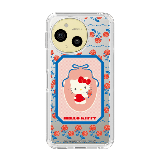 スリムプロテクションケース［ ハローキティ - KT - 昭和レトロ - 四角 - クリア ］