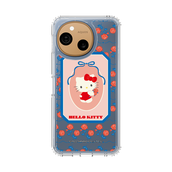 スリムプロテクションケース［ ハローキティ - KT - 昭和レトロ - 四角 - クリア ］