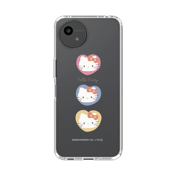スリムプロテクションケース［ ハローキティ - むきゅむきゅKT - クリア - 01 ］