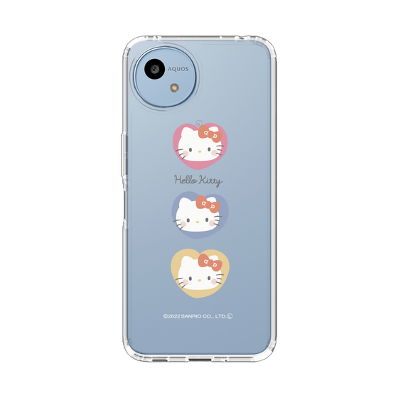 スリムプロテクションケース［ ハローキティ - むきゅむきゅKT - クリア - 01 ］