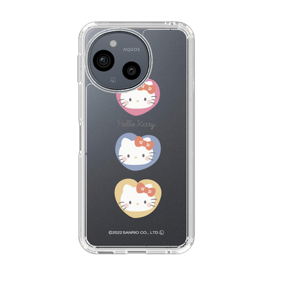 スリムプロテクションケース［ ハローキティ - むきゅむきゅKT - クリア - 01 ］