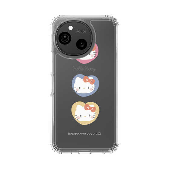 スリムプロテクションケース［ ハローキティ - むきゅむきゅKT - クリア - 01 ］
