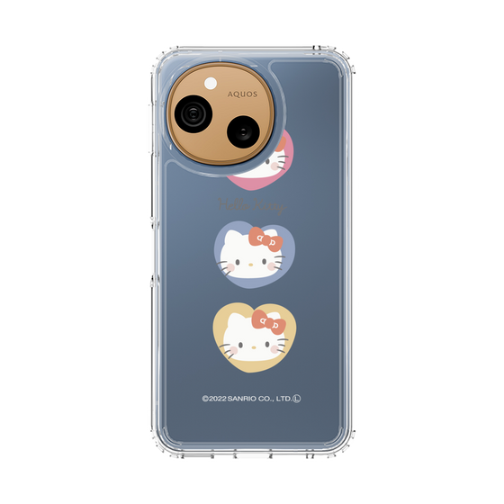 スリムプロテクションケース［ ハローキティ - むきゅむきゅKT - クリア - 01 ］
