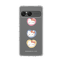 スリムプロテクションケース［ ハローキティ - むきゅむきゅKT - クリア - 01 ］