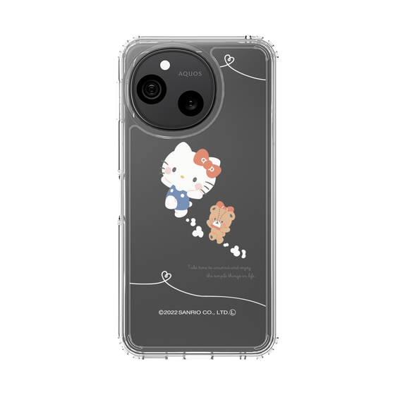 スリムプロテクションケース［ ハローキティ - むきゅむきゅKT - クリア - 02 ］