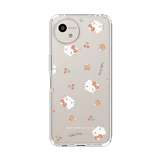 スリムプロテクションケース［ ハローキティ - むきゅむきゅKT - クリア - 03 ］