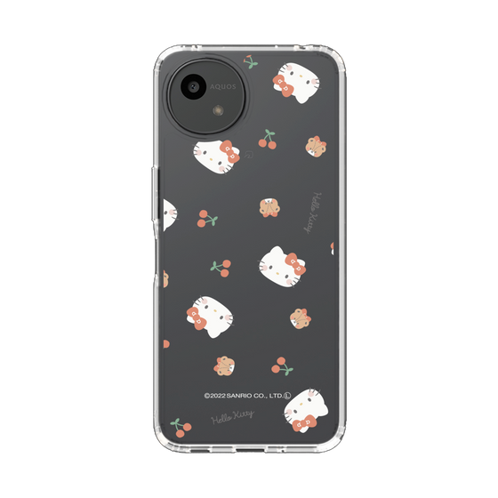 スリムプロテクションケース［ ハローキティ - むきゅむきゅKT - クリア - 03 ］