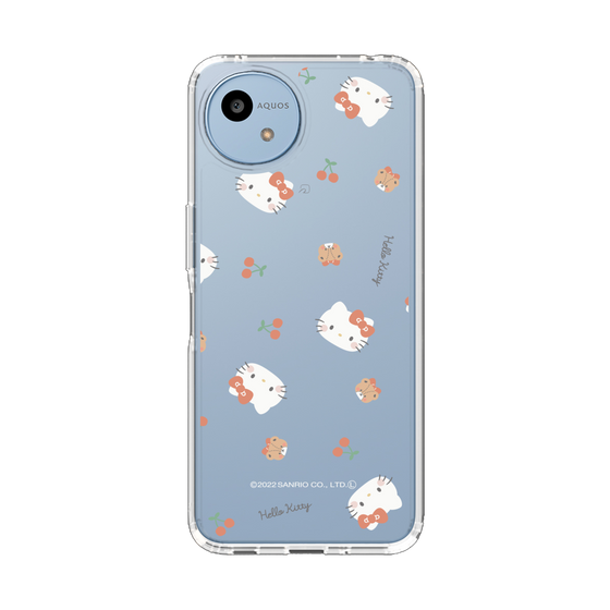 スリムプロテクションケース［ ハローキティ - むきゅむきゅKT - クリア - 03 ］