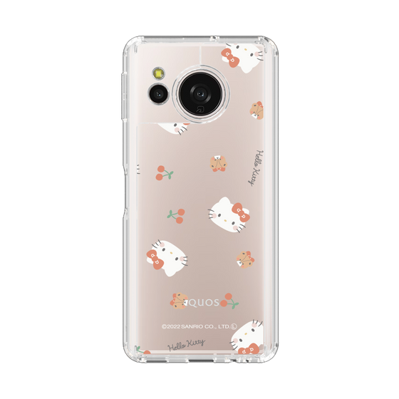 スリムプロテクションケース［ ハローキティ - むきゅむきゅKT - クリア - 03 ］