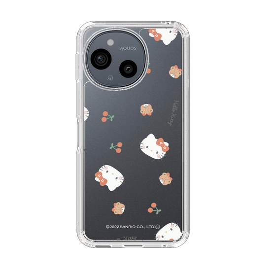 スリムプロテクションケース［ ハローキティ - むきゅむきゅKT - クリア - 03 ］