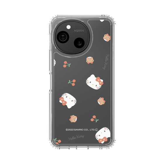 スリムプロテクションケース［ ハローキティ - むきゅむきゅKT - クリア - 03 ］