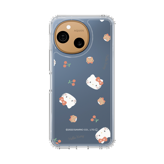 スリムプロテクションケース［ ハローキティ - むきゅむきゅKT - クリア - 03 ］