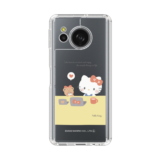 スリムプロテクションケース［ ハローキティ - むきゅむきゅKT - クリア - 04 ］